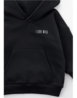 Pure - Black children's hoodie