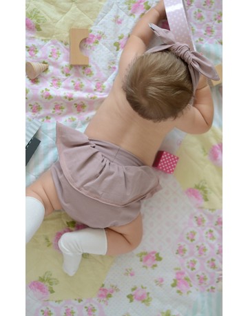 BABY BLOOMERS WITH FRILL - KANARY